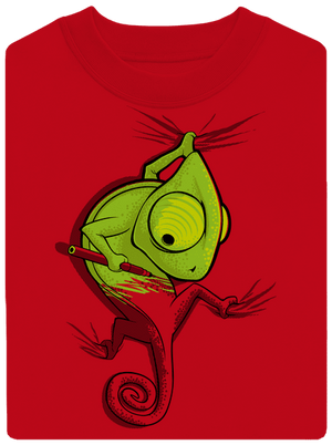 Zmizík unisex mikina bez kapucne Red