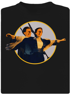 Titanic pánske športové tričko Black