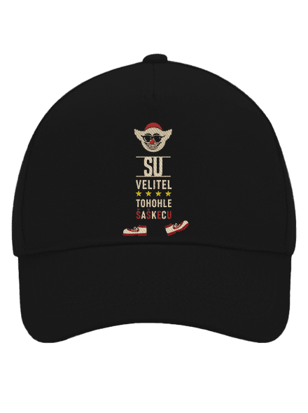 Velitel šaškecu šiltovka baseballka Black