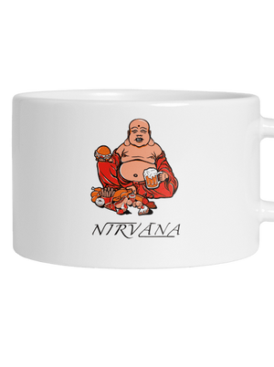 Nirvána hrnček makronka White