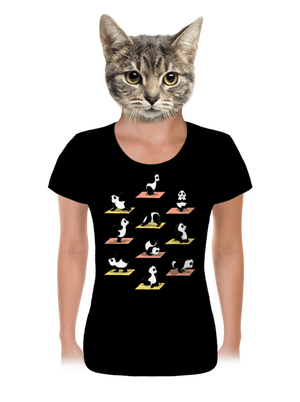 Pandia jóga dámske tričko Black