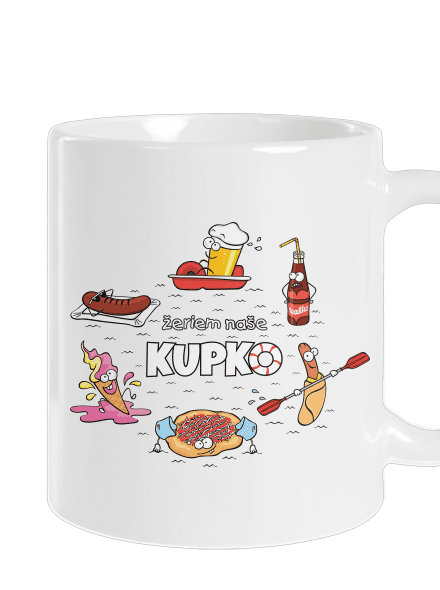 Slovenské kupko klasický hrnček White