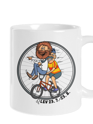 Cyklistický horoskop: Lev klasický hrnček White