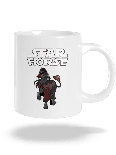 Star horse veľký hrnček White