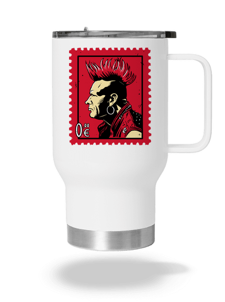 Známka punku termohrnček White