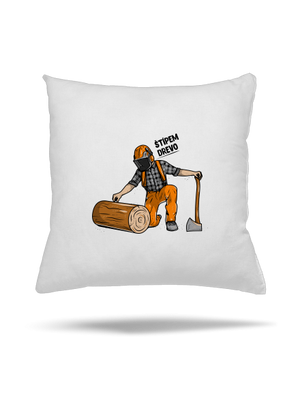 Drevorubač vankúš White