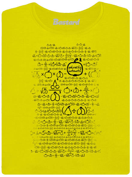 Matematik dámske tričko prémium Lemon