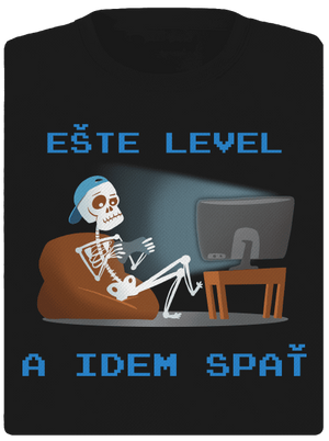 Ešte level dámske športové tričko Black