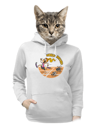 dámska mikina klokanka