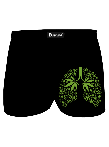 Ganja pľúca pánske trenky Black