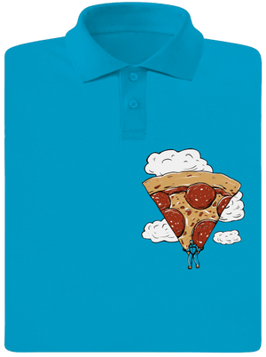 Pizzašutista pánska polokošeľa Blue Atol