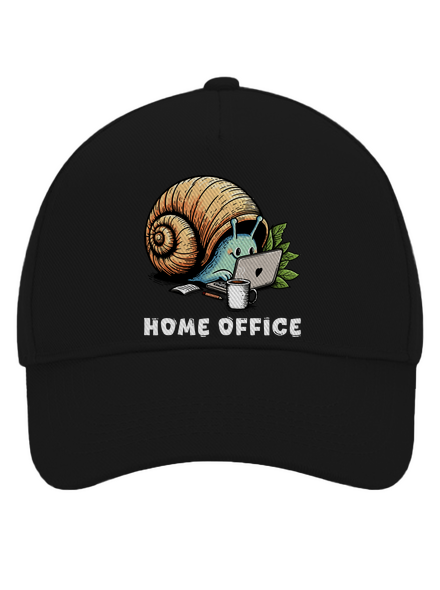 Slimákov home office šiltovka baseballka Black