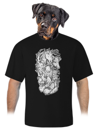 unisex tričko oversized