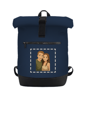 Ghibli efekt z vlastnej fotky batoh French Navy