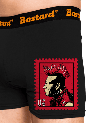 Známka punku boxerky Black