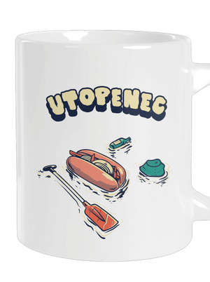 Utopenec veľký hrnček White