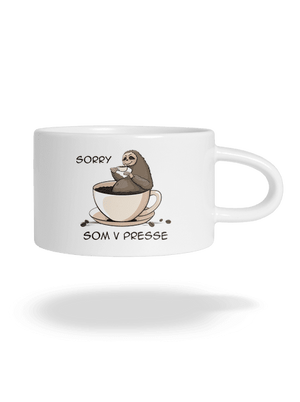 V presse hrnček makronka White