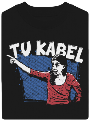 Tukabel unisex mikina bez kapucne Black