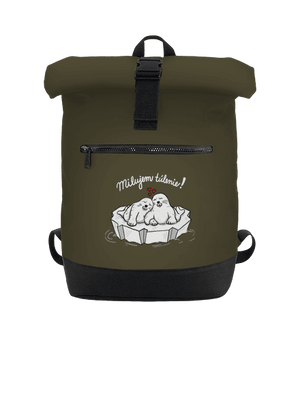 Milujem túlenie batoh Military Green