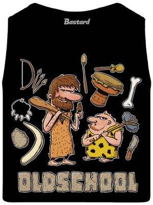 Oldschool pánske tielko Black