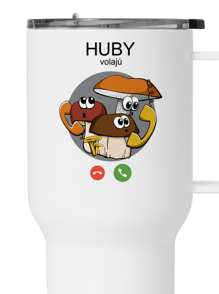 Huby volajú termohrnček White