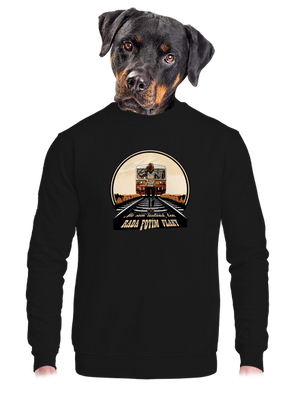 unisex mikina bez kapucne