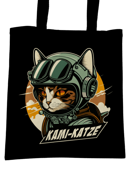 Kami-Katze taška Black