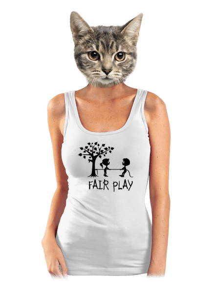Fair play dámske tielko klasické White