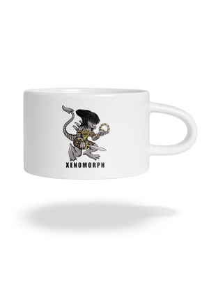 Xenomorph hrnček makronka White