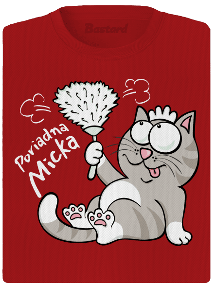Macko a Micka dámske športové tričko Red Mal