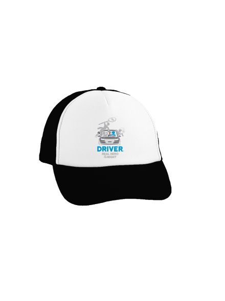 Driver šiltovka truckerka Black cap