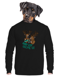 unisex mikina bez kapucne