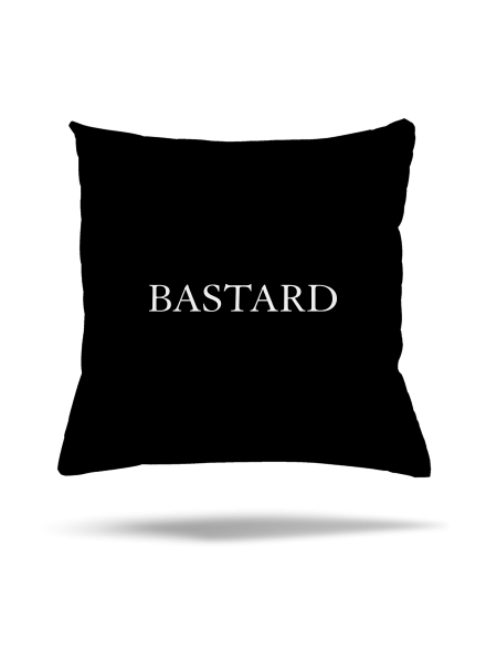Bastard v luxuse vankúš Black