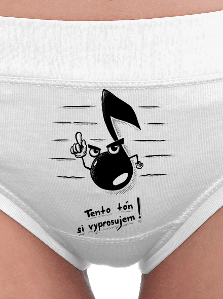 Tón dámske nohavičky White