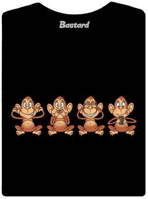 Opička s mobilom dámske tričko prémium Black