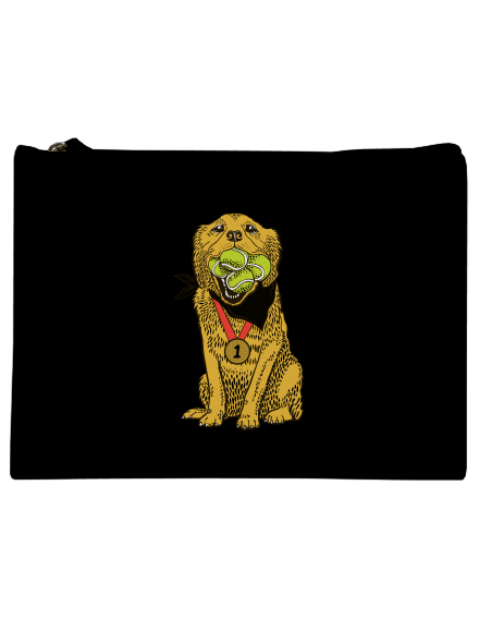 Zlatý retriever taštička Black