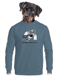 unisex mikina bez kapucne