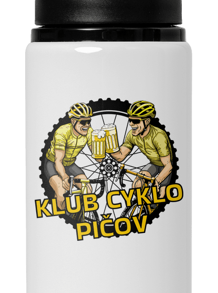 Klub cyklo pičov flaša na vodu White