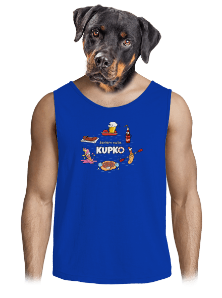 Slovenské kupko pánske tielko Royal Blue
