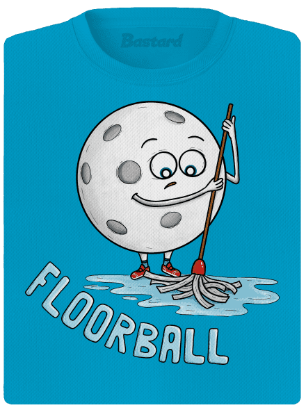 Floorball dámske športové tričko Blue Atol