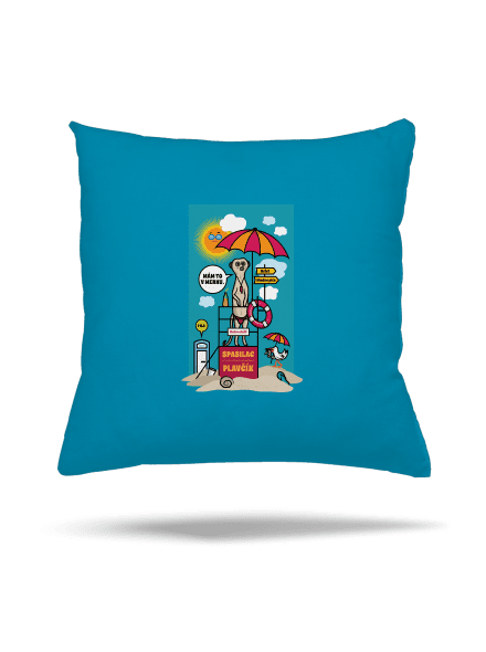 Plavčík vankúš Blue Turquoise