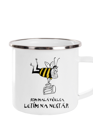 Malá včielka plecháčik White