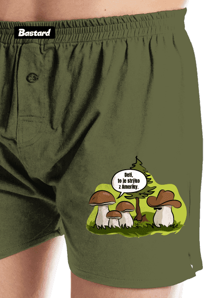 Strýko z Ameriky pánske trenky Khaki