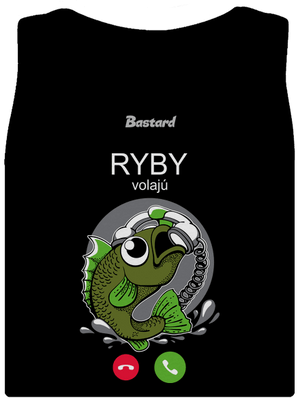 Ryby volají dámske tielko klasické Black