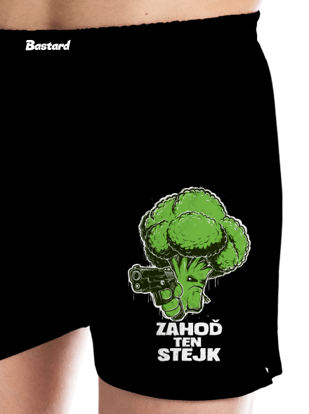 Zahoď ten stejk pánske trenky Black