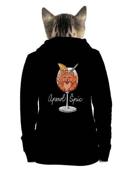 Aperol Špic dámska mikina na zips Black