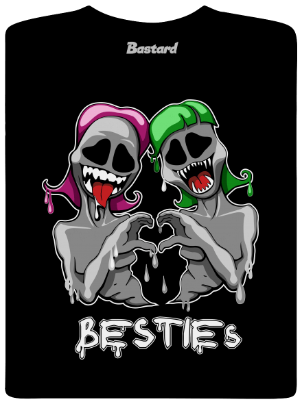Besties detské tričko Black