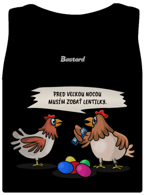 Sliepka pred Veľkou nocou dámske tielko klasické Black