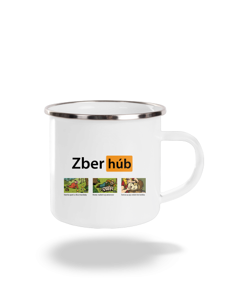 Zber húb plecháčik White