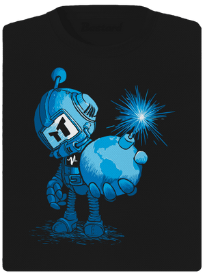 Časovaná bomba dámske športové tričko Black